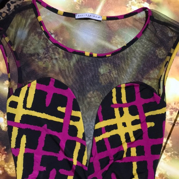 Multi-Color Mini Dress - Picture 3 of 6